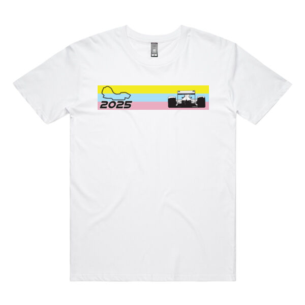 Yellow Purple Blue on White Thumbnail